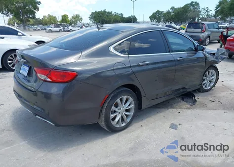 2015 Chrysler 200 C из США, поврежденный, VIN 1C3CCCCGXFN514288